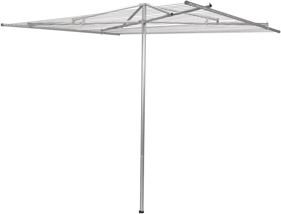 🌞 Outdoor Rotary Clothesline – Heavy-Duty Aluminum Dryer with 360° Rotation & Large Capacity 👕🌬️