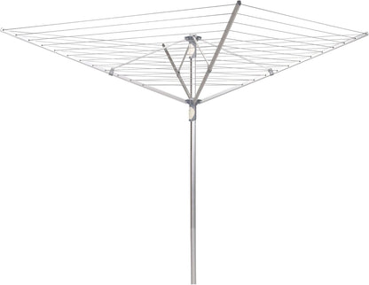 🌞 Outdoor Rotary Clothesline – Heavy-Duty Aluminum Dryer with 360° Rotation & Large Capacity 👕🌬️