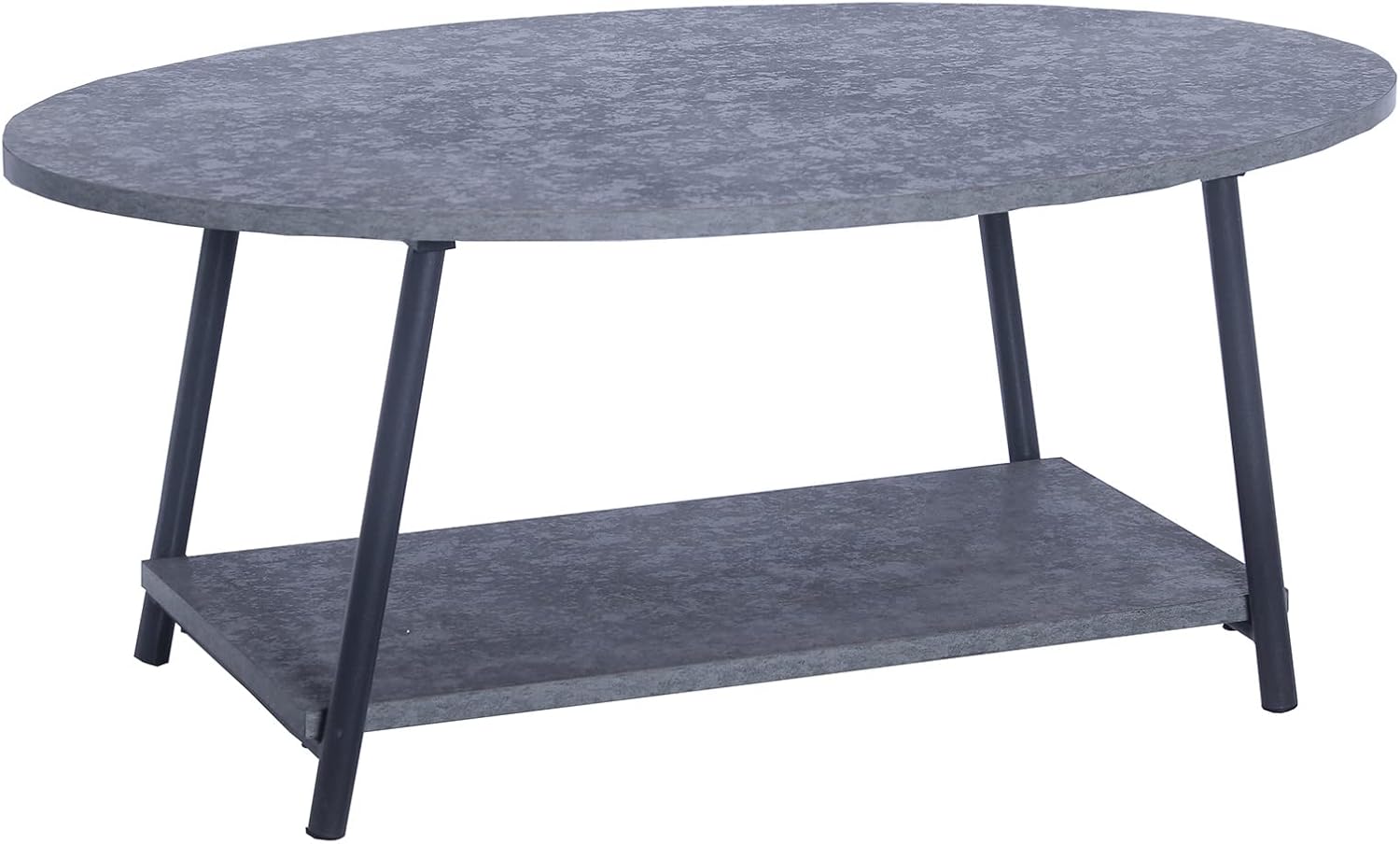 ✨ Modern Slate Style Coffee Table – Industrial Concrete Look Side Table 🏡🖤