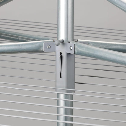 🌞 Outdoor Rotary Clothesline – Heavy-Duty Aluminum Dryer with 360° Rotation & Large Capacity 👕🌬️