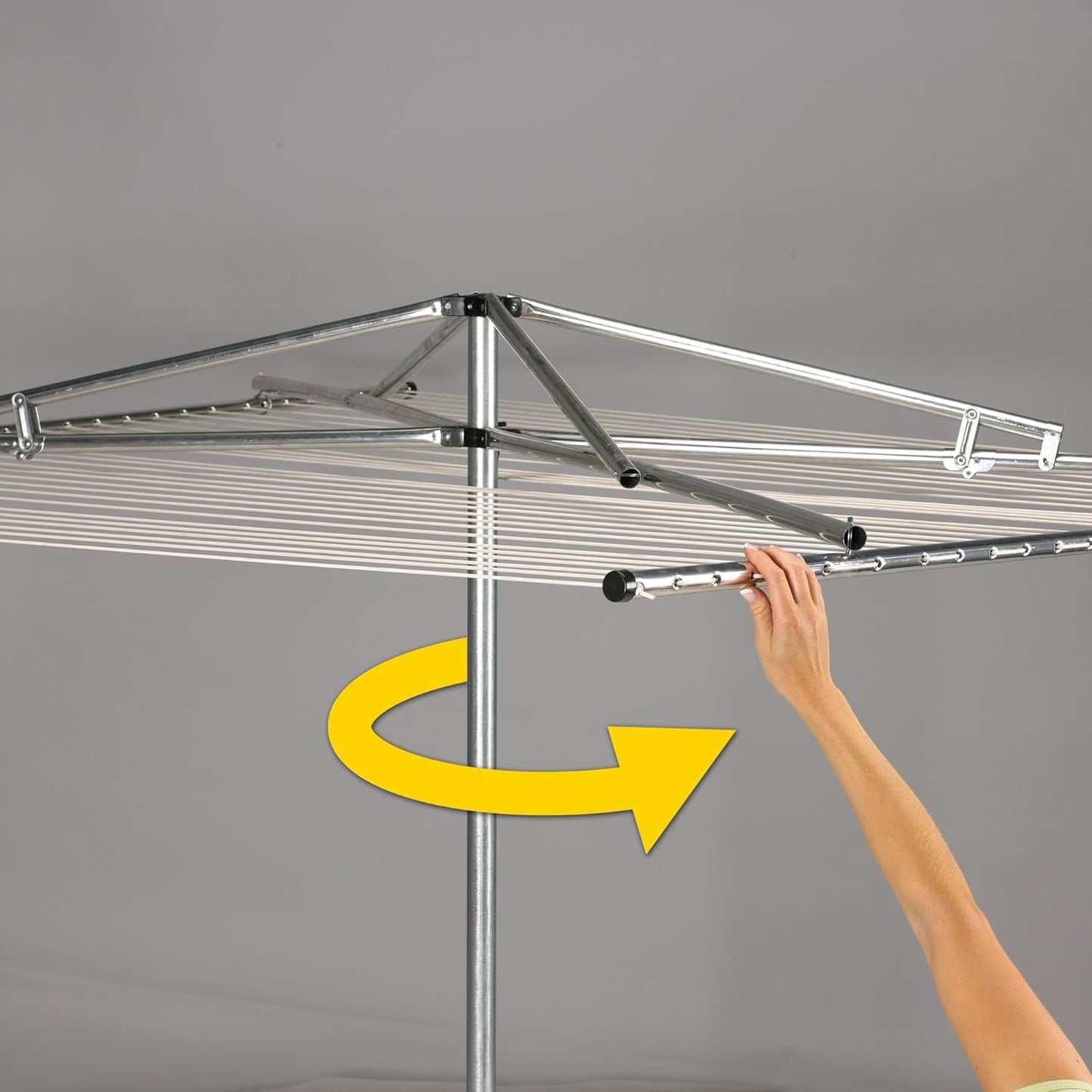 🌞 Outdoor Rotary Clothesline – Heavy-Duty Aluminum Dryer with 360° Rotation & Large Capacity 👕🌬️